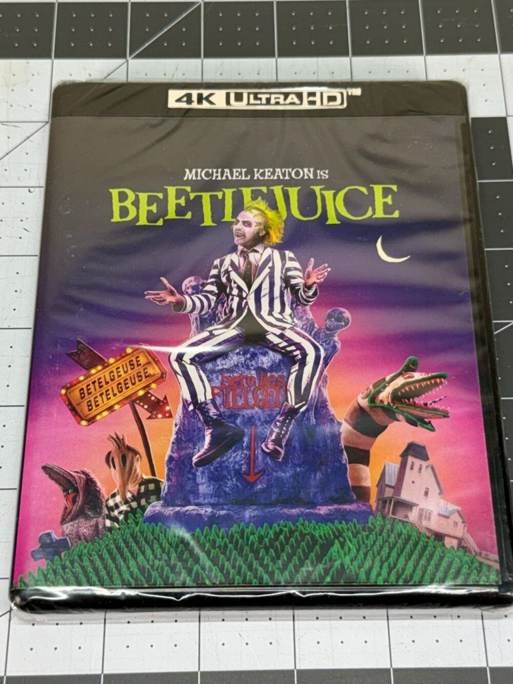 Beetlejuice 4K Ultra HD Blu-ray 2-Disc Movie Combo Pack Factory Sealed